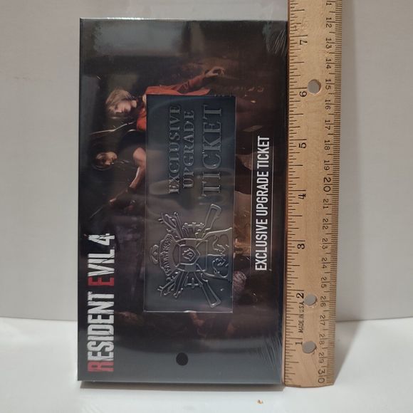 Resident Evil 4 Exclusive Upgrade Ticket Metal Figurine Official Capcom Figure - Picture 3 of 6